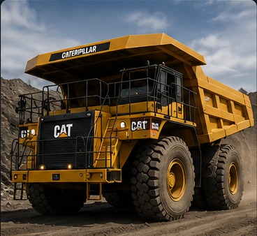 Caterpillar mining haul truck